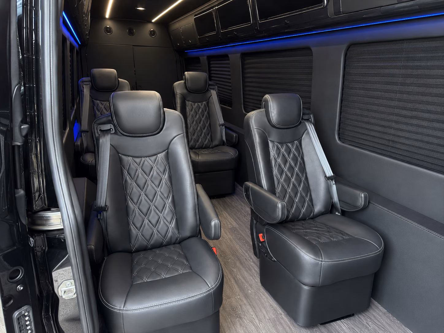 columbus 10 passenger sprinter van interior