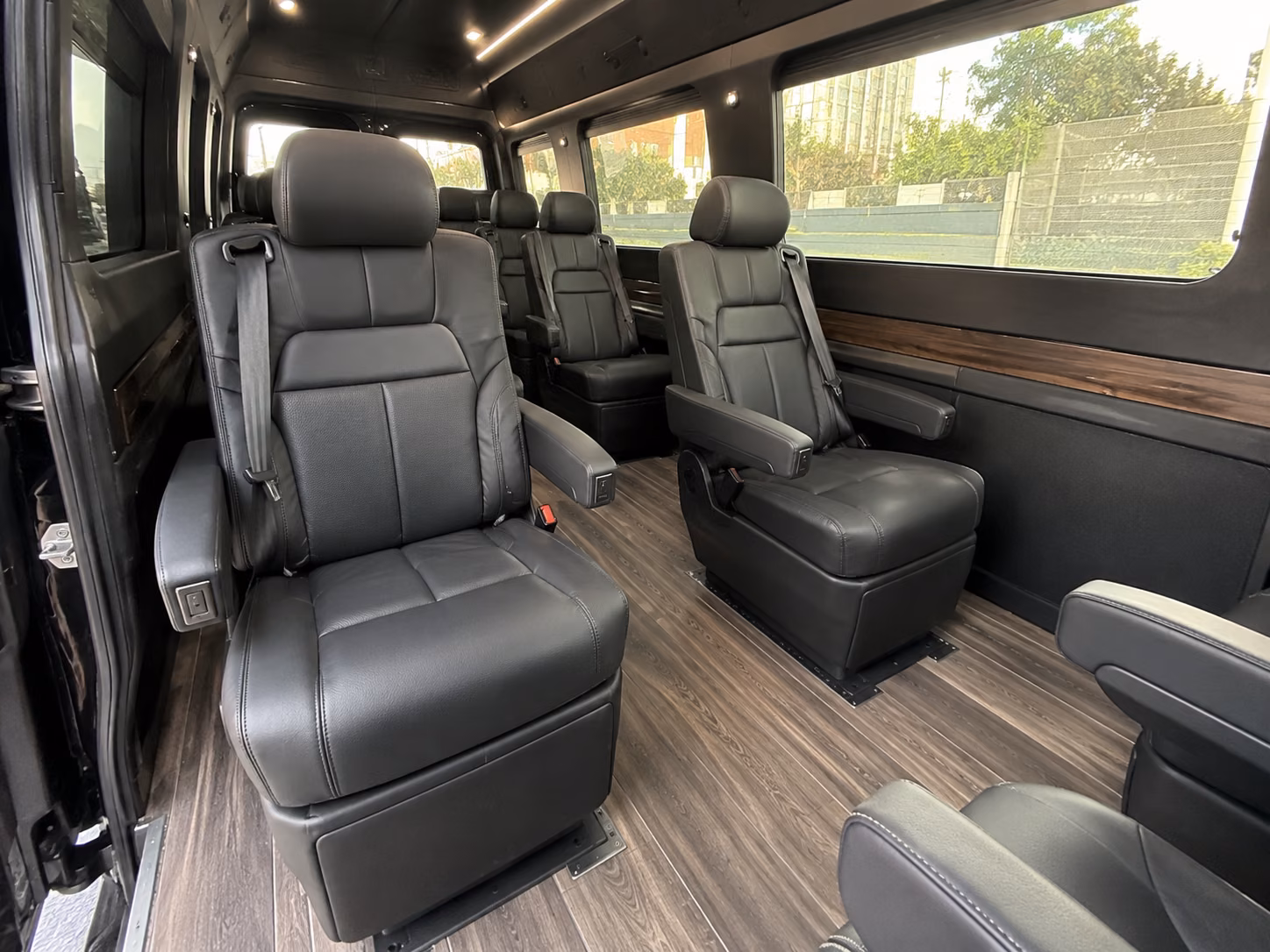 columbus 15 passenger sprinter van interior