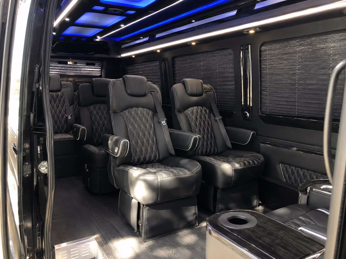 columbus 18 passenger sprinter van interior