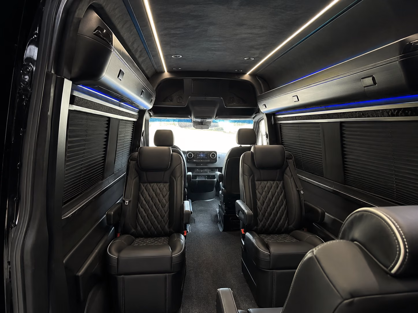 columbus 20 passenger sprinter van inside