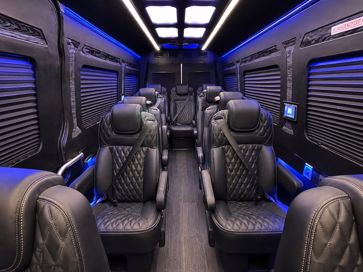 columbus 20 passenger sprinter van interior