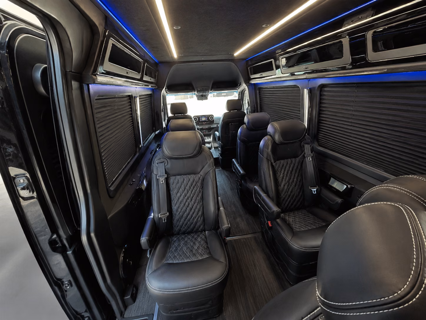 columbus 8 passenger sprinter van inside