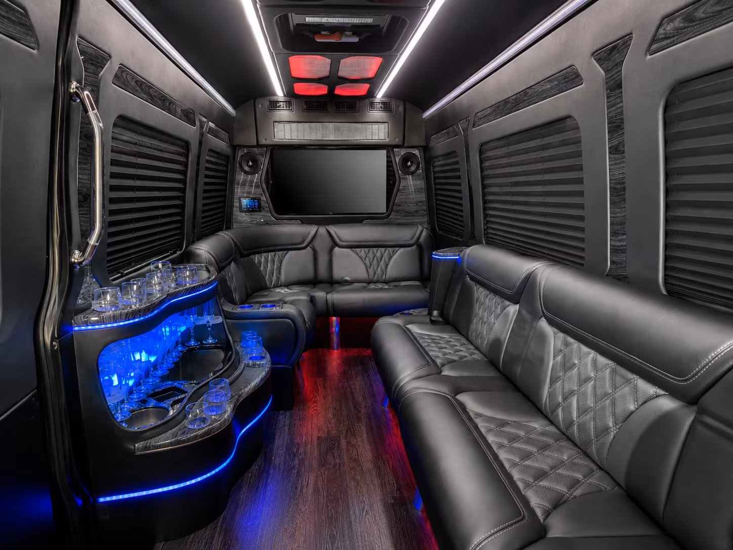 columbus sprinter limousine inside